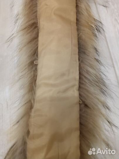 Меховая опушка на капюшон воротник