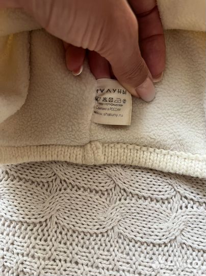 Комплект шапка и шарф для девочки