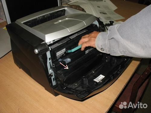 Принтер лаз ч/б б/у lexmark e232