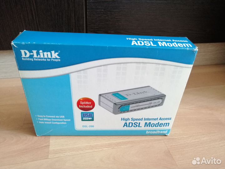 Модем d-link dsl 200