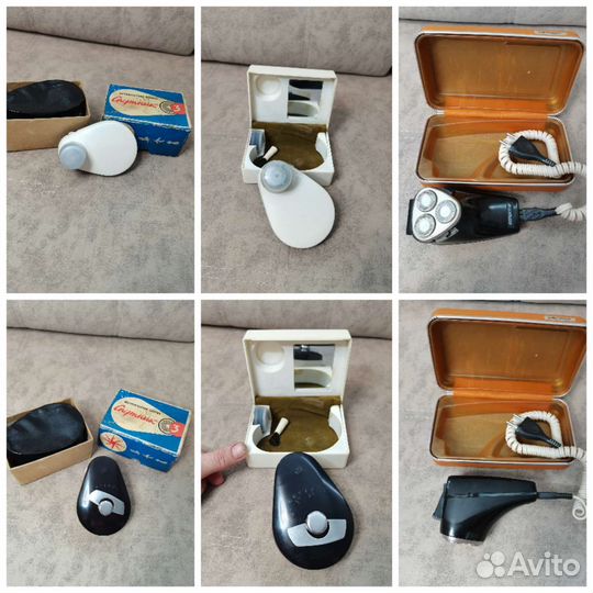 Радио часы,электрофен,бритва,чемодан,пылесос СССР