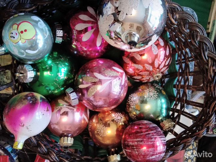 Елочные игрушки СССР