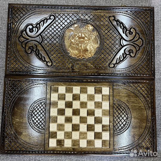 Нарды резные ручной работы