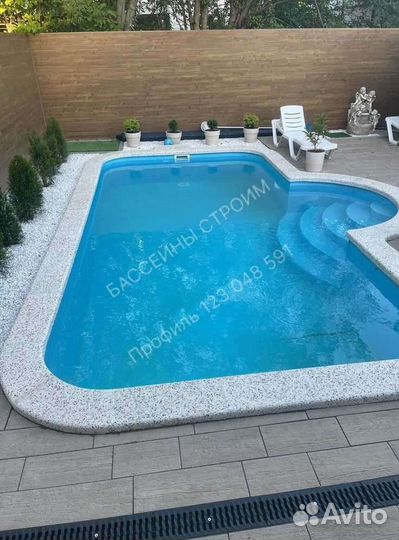 Бассейн 6х3х1,5 от производителя