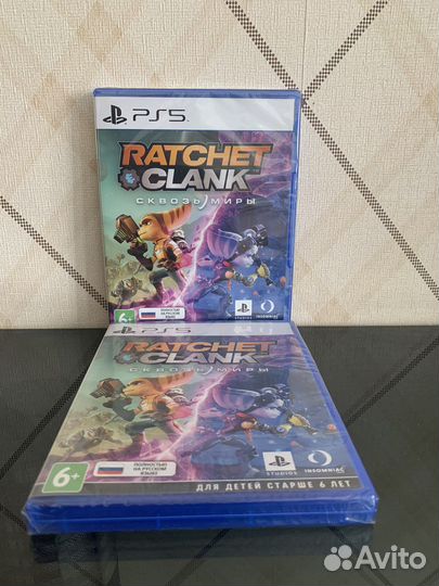 Новый диск Ratchet & Clank Rift Apart ps5 RU озв