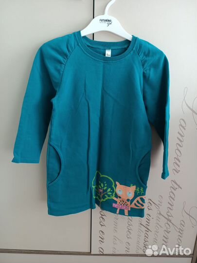 Тёплое платье для девочки