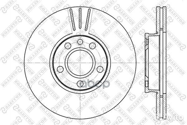 6020-4783V-SX диск тормозной передний Audi A8