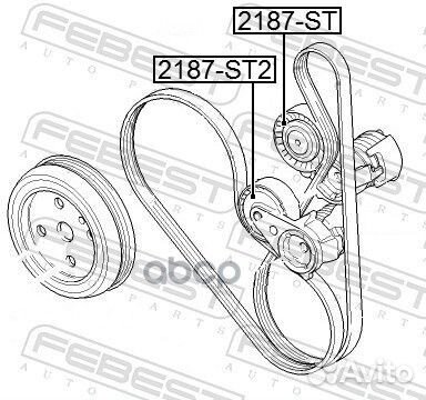 Ролик натяжной 2187-ST2 2187-ST2 Febest