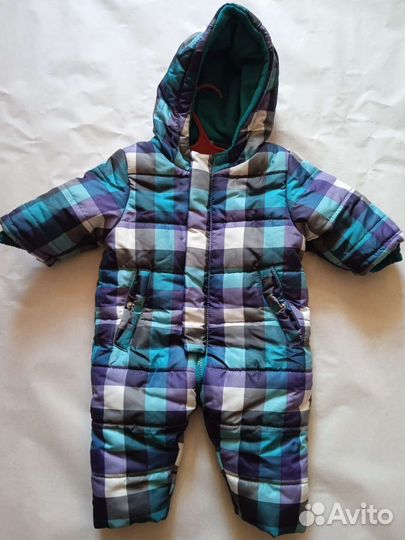 Комбинизон, зима на возраст 4-6 месяцев
