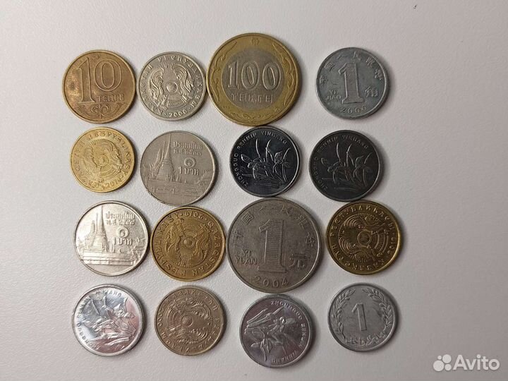 Набор монет Африки и Азии