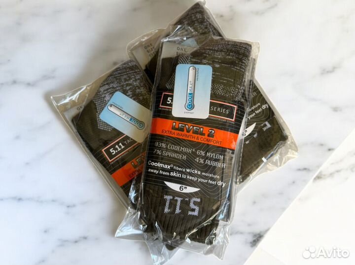 Носки для военных 5-11 зимние 6 пар