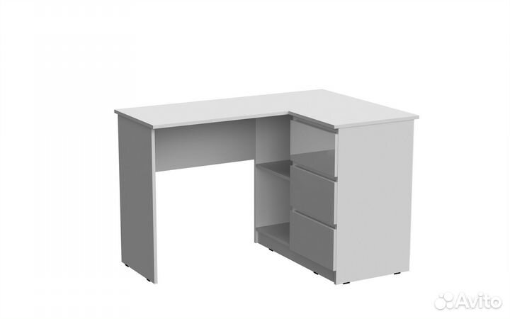 Компьютерный / Письменный Стол Челси угловой (Белы