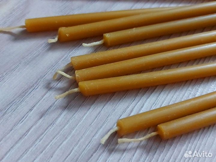 Свечи церковные номер 80 восковые 10 шт