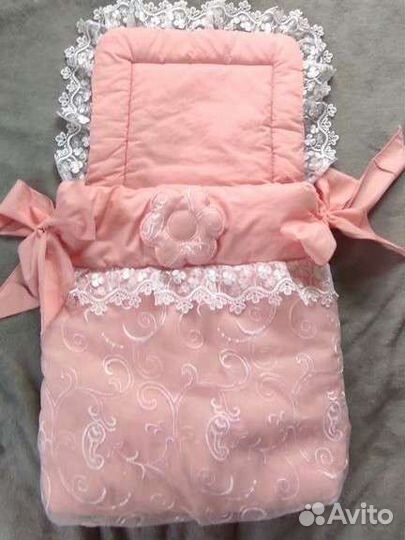 Конверт и одеяло на выписку 2 в 1