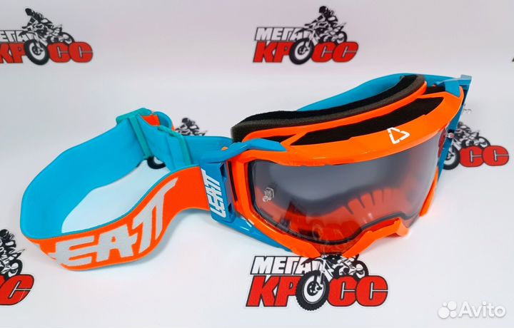 Очки кроссовые leatt Velocity 5.5 IrizNeon Orange