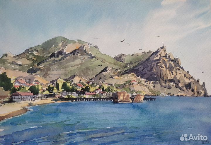 Картина акварелью 