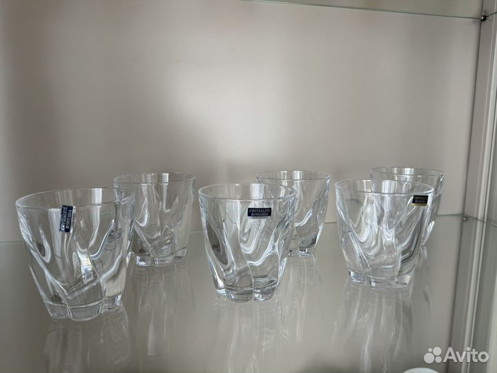 Стаканы Чехия Богемия 6 шт