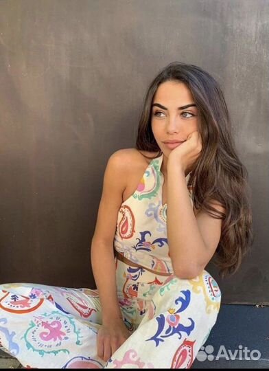 Костюм zara летний лен