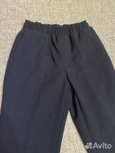 Брюки классические на резинке для мальчика 128