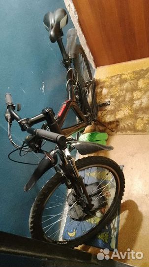 Двух подвес горный велосипед