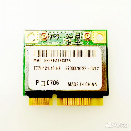 Модуль WiFi ноутбука Acer Aspire 5253, T77H121.10