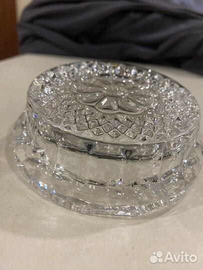 Хрустальная пепельница Богемия