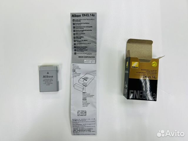 Новый аккумулятор EN-EL14 nikon