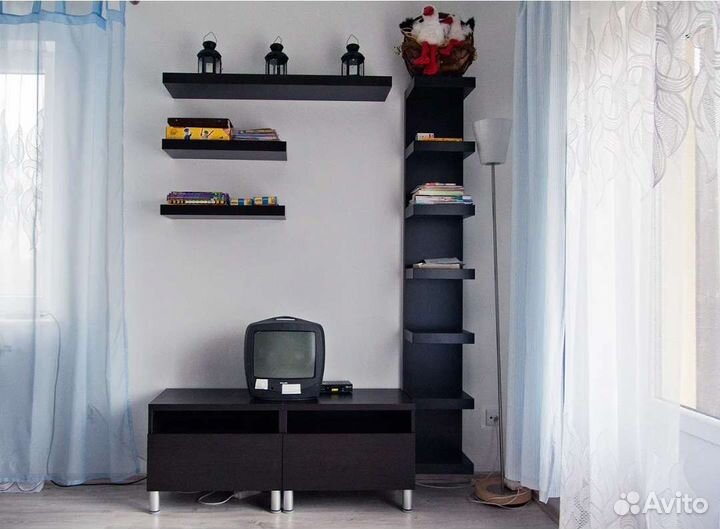 Полки настенные IKEA парящие лакк lack