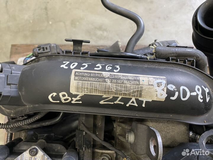 Двигатель Skoda 1.2 TSI CBZ в сборе с навесным