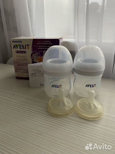 Бутылочки avent natural