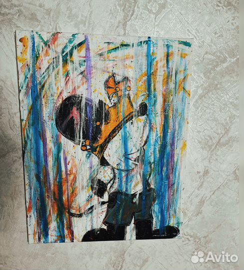 Картина акрилом на холсте