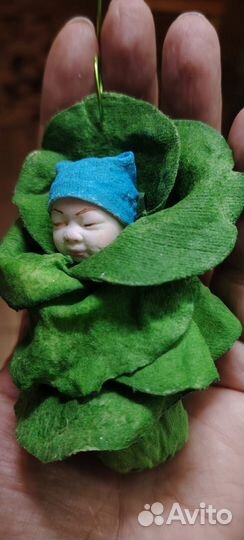 Ватные елочные игрушки