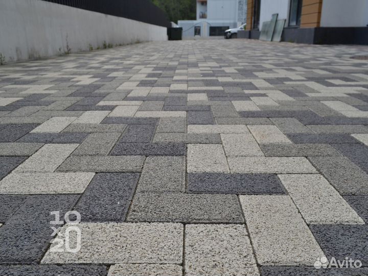 Тротуарная плитка, бордюры, газонная решетка