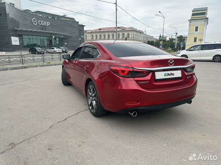 Mazda 6 2.5 AT, 2015, 93 000 км