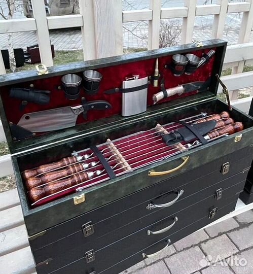 Шашлычный подарочный набор