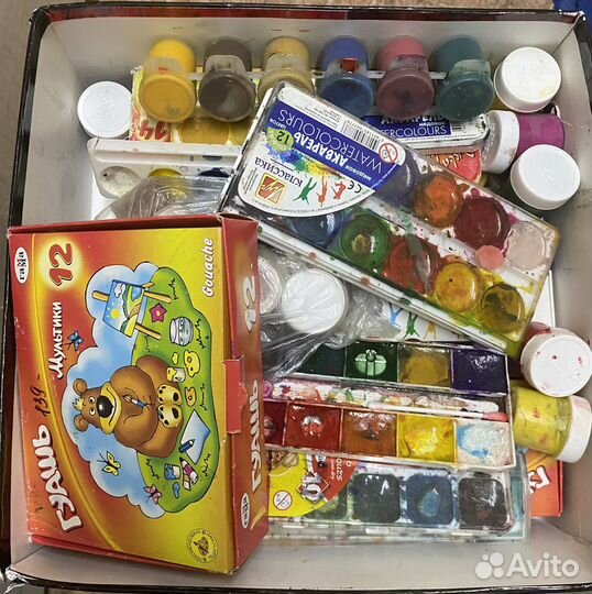 Гуашь, акварель