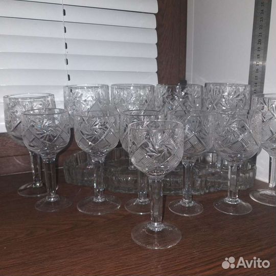 Рюмки,фужеры,хрусталь