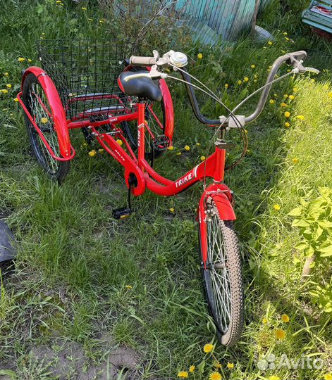 Велосипед взрослый 3х колесный