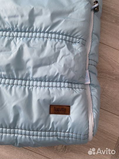 Меховой конверт в коляску овчина