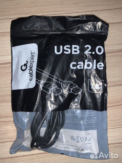 Кабель USB 2.0 AM - USB ам 1.8м