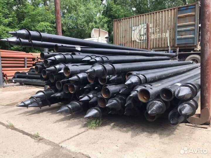 Винтовые сваи для фундамента