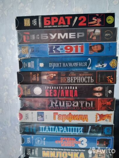 Видеокассеты+DVD диски