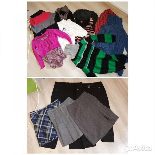 Пакет женской одежды р. 50 демисезон 14 шт