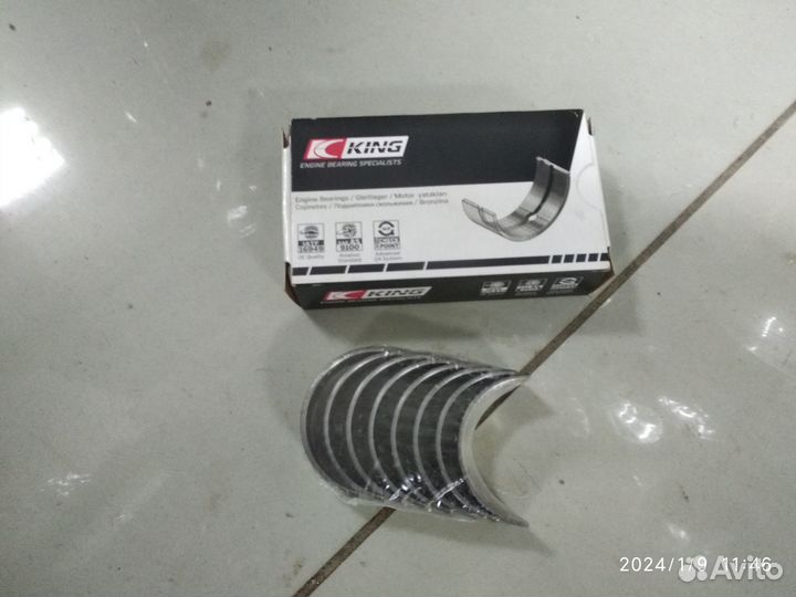 Вкладыши шатунные Шевроле Круз (1.4-1.8) Астра H J