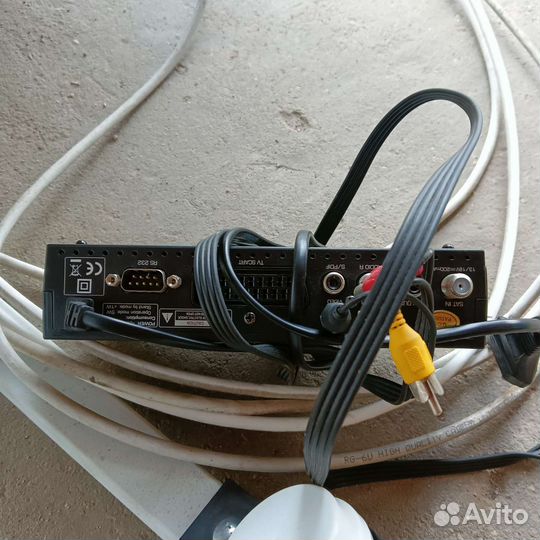 Антенна спутниковая с ресивером