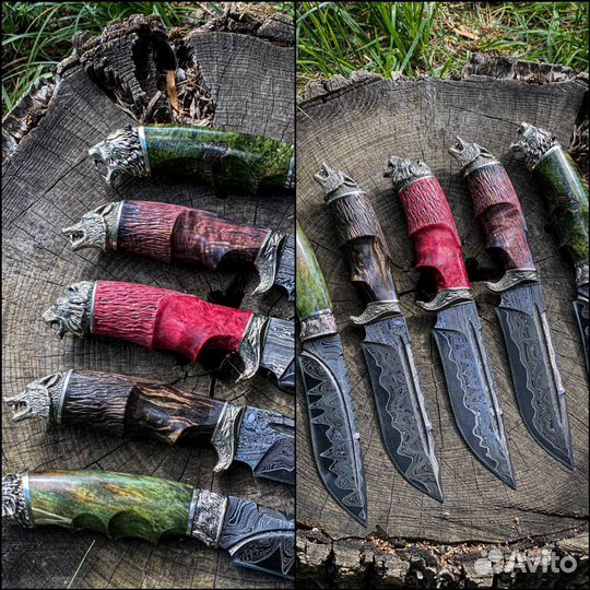 Нож Волк Лев