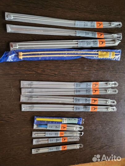 Спицы/крючки для вязания новые