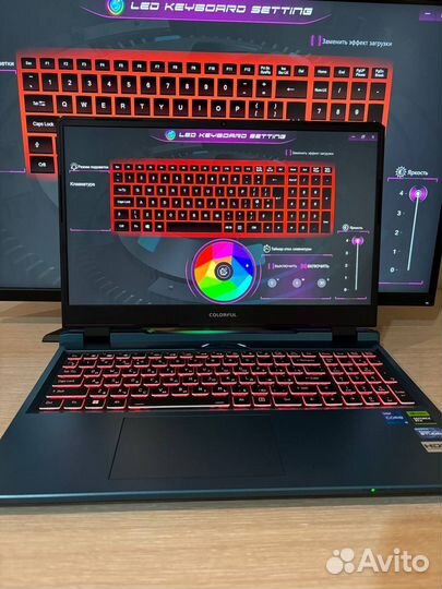 Игровой ноутбук colorful RTX4060/i5 12th/16/512