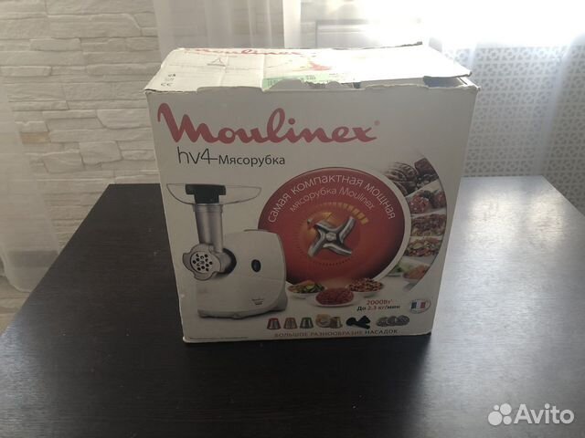 Мясорубка moulinex HV4 2000W