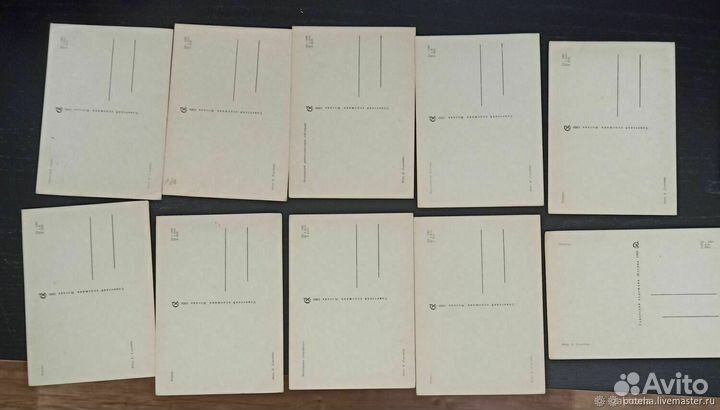 Открытки. 10 шт. Собаки